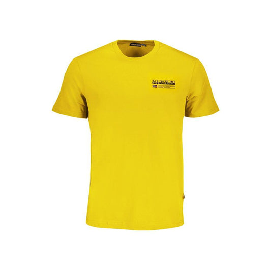 Napapijri Yellow Cotton T-Shirt