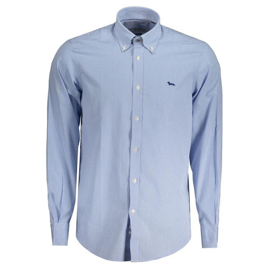 Harmont & Blaine Light Blue Cotton Men Shirt