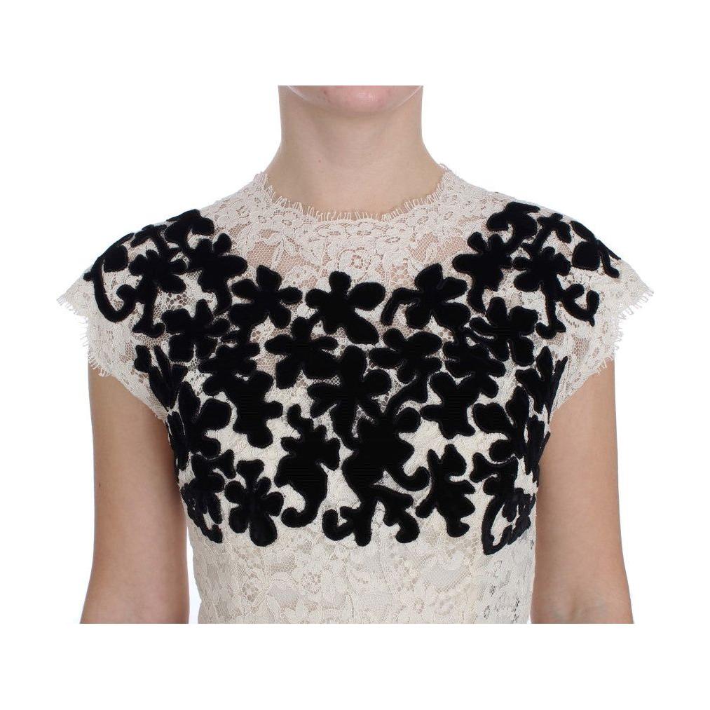 Dolce & Gabbana Floral Lace Ricamo Long Ball Maxi Dress NOC10090-2