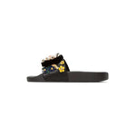 Dolce & Gabbana Black Cotton Sandal DO-15375-EU36/US6