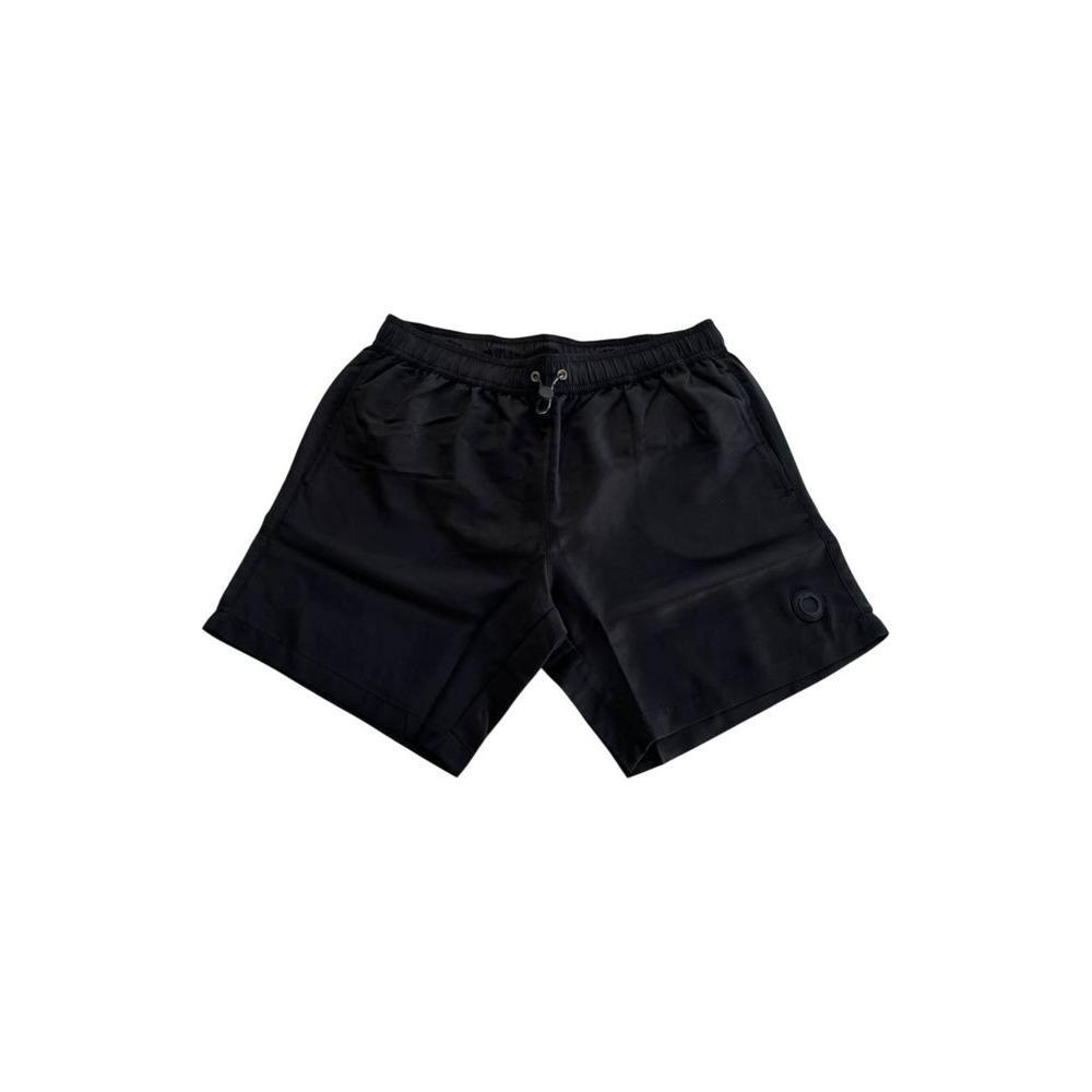 Trussardi Beachwear Black Polyester Men Swim Short TR-24814-S