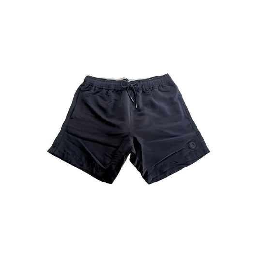 Trussardi Beachwear Black Polyester Men Swim Shorts TR-24811-M