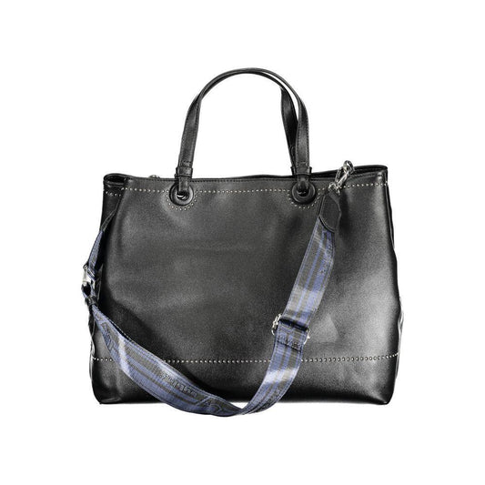 BYBLOS Black Polyethylene Women Handbag BY-17114