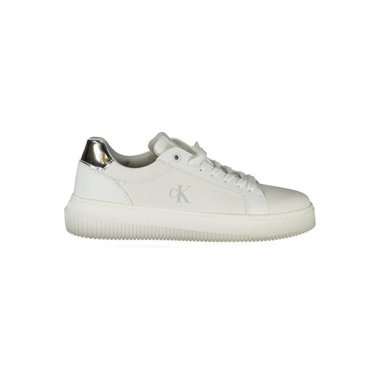 Calvin Klein White Polyethylene Women Sneaker