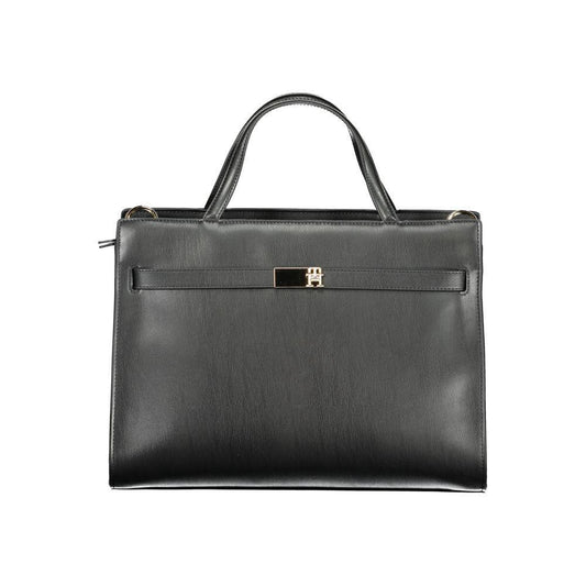Tommy Hilfiger Black Polyethylene Women Handbag TO-36338