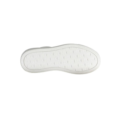 Calvin Klein White Leather Women Sneaker sole with textured grip design for durability and comfort.