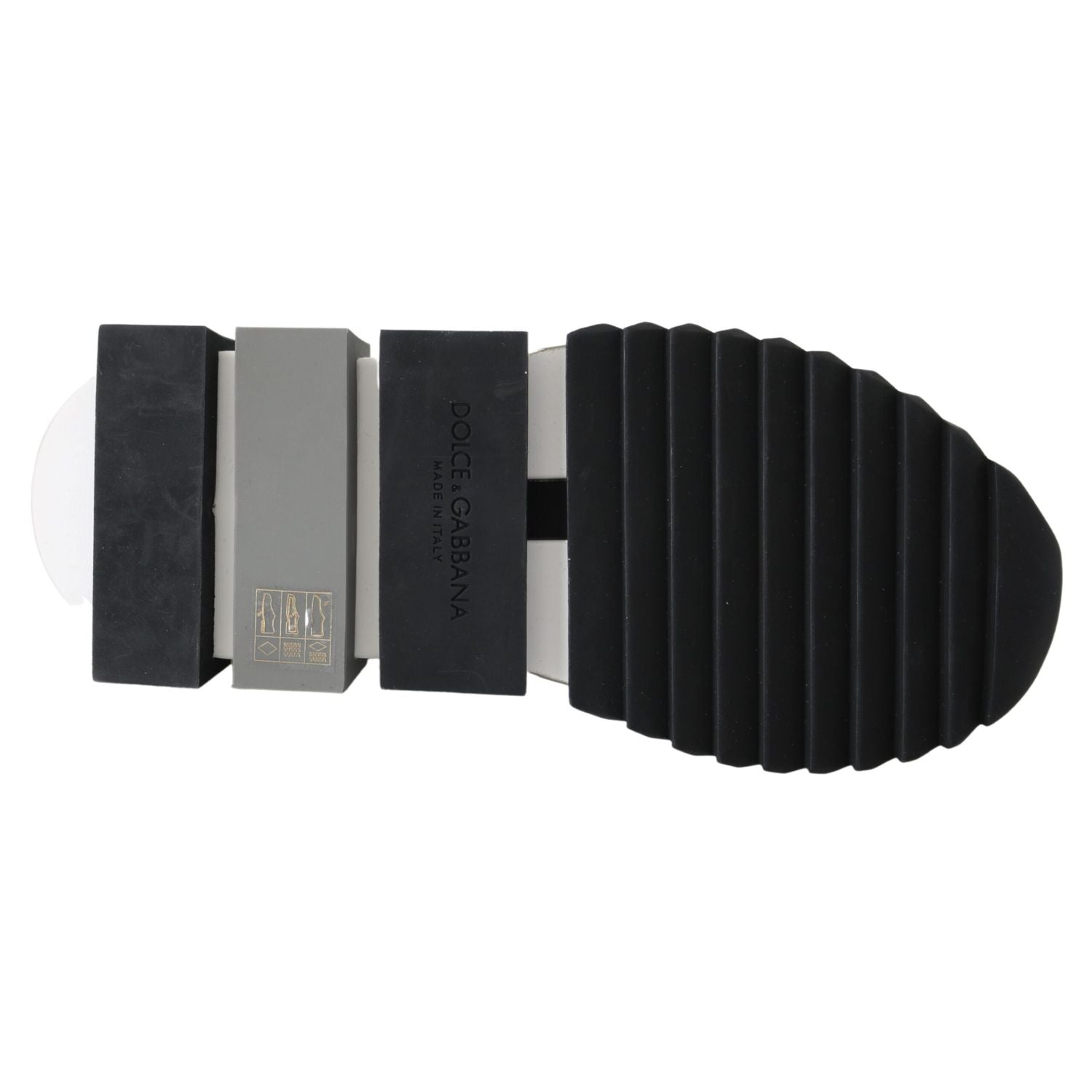 Dolce & Gabbana White Black Slip On Sorrento Sneakers