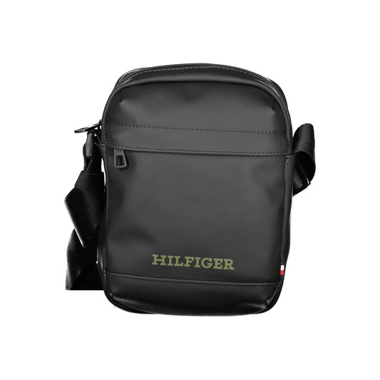 Tommy Hilfiger Black Polyethylene Shoulder Bag TO-32190