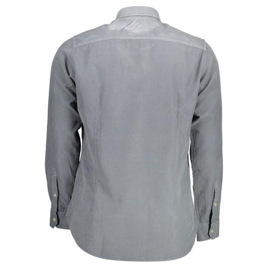 U.S. POLO ASSN. Blue Cotton Men Shirt US-36893-L