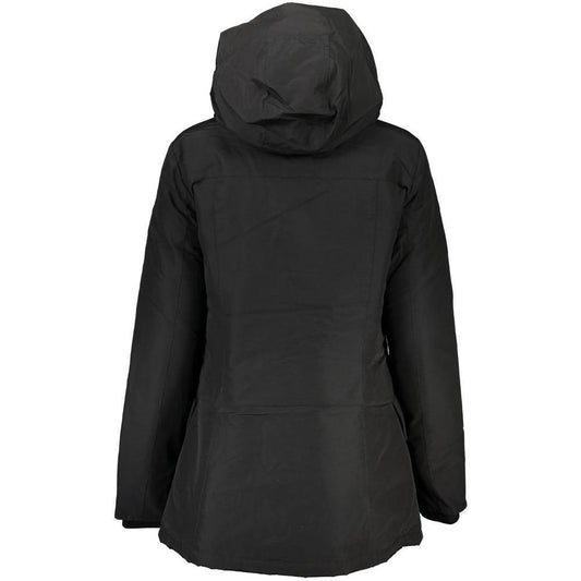 Woolrich Black Cotton Jackets & Coat WO-24351-L