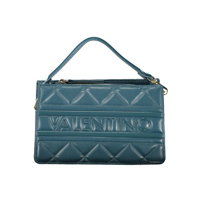 Mario Valentino Green Polyethylene Women Handbag with removable handle and adjustable shoulder strap.
