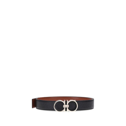 Ferragamo Brown Calf Leather Bos Taurus Regular Belt