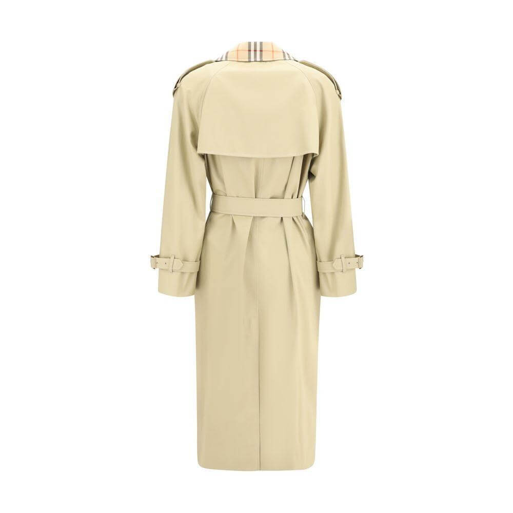 Burberry Castleford Trench Coat with Archive Check collar BU-8111157C2981-8