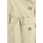 Burberry Castleford Trench Coat with Archive Check collar BU-8111157C2981-8