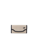 Loro Piana Beige Fabric And Leather Wallet LOPI-9340672