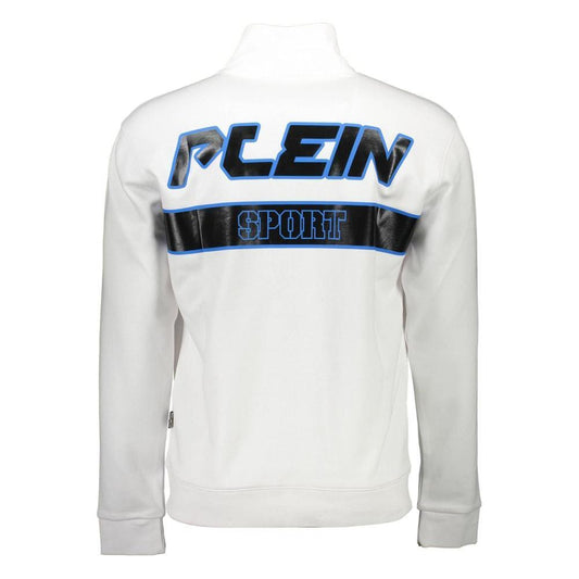 Plein Sport White Cotton Men Sweater