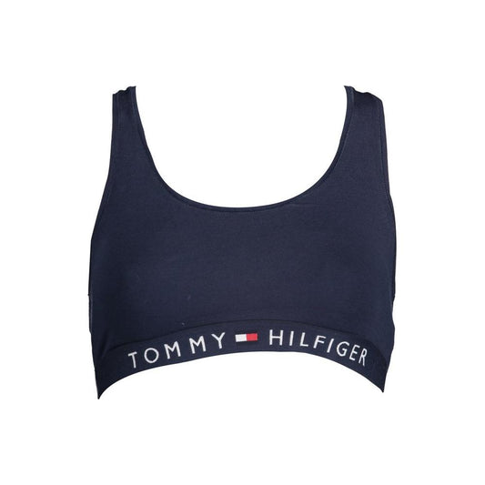 Tommy Hilfiger Blue Cotton Women Sports Bra