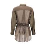 PINKO Linen Shirt Jacket PI-105017A2I9S1C-IT40 | M
