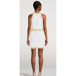 Balmain White Viscose Women's Dress BA-15441-IT38|XS