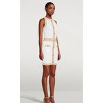 Balmain White Viscose Women's Dress BA-15441-IT38|XS