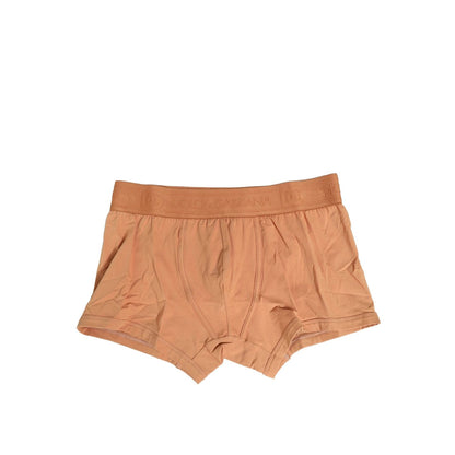 Dolce & Gabbana Brown Cotton Stretch Regular Boxer Underwear
