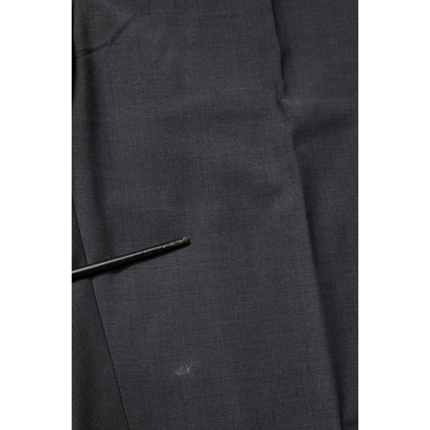 Dolce & Gabbana Black Wool Dress Slim Formal Pants