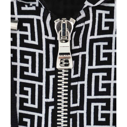 Balmain Black Cotton Men's Sweater