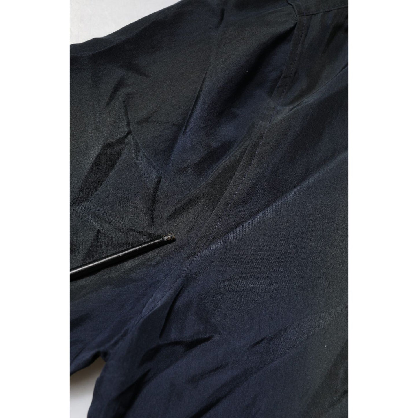 Dolce & Gabbana Black Silk Short Sleeves Men Casual Shirt TSH90655-38