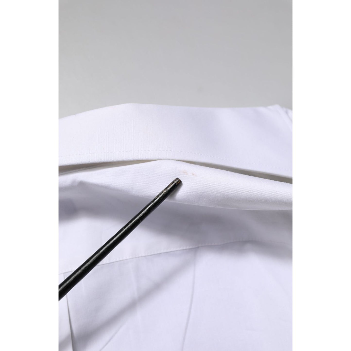 Dolce & Gabbana White MARTINI Long Sleeves Dress Formal Shirt TSH906709-38