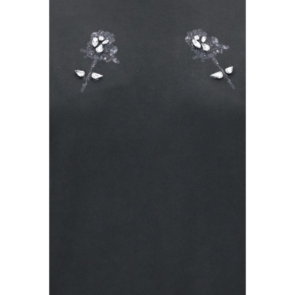 PINKO Black Cotton Sweatshirt