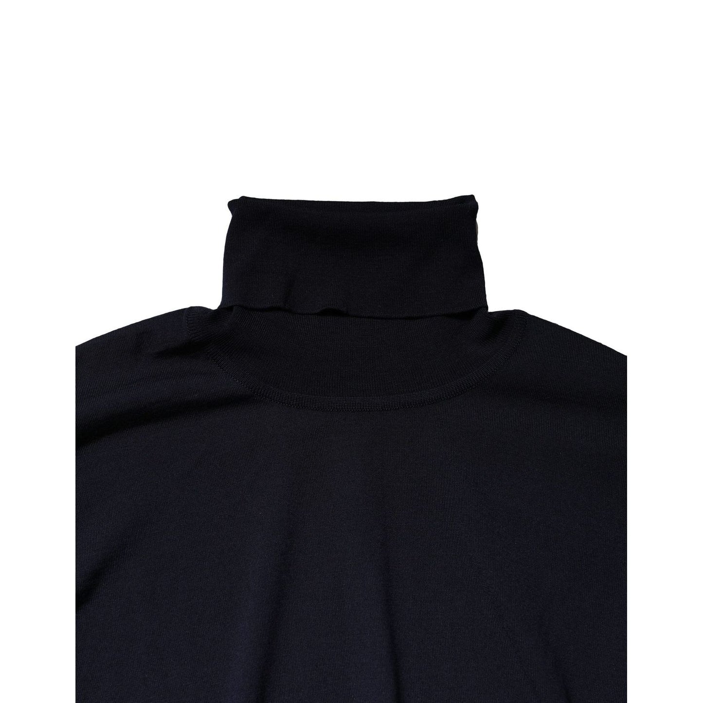 Dolce & Gabbana Blue Long Sleeve Turtleneck Pullover Sweater TSH90534-56