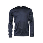 Dolce & Gabbana Dark Blue Silk Crew Neck Sweatshirt Sweater TSH90546-50