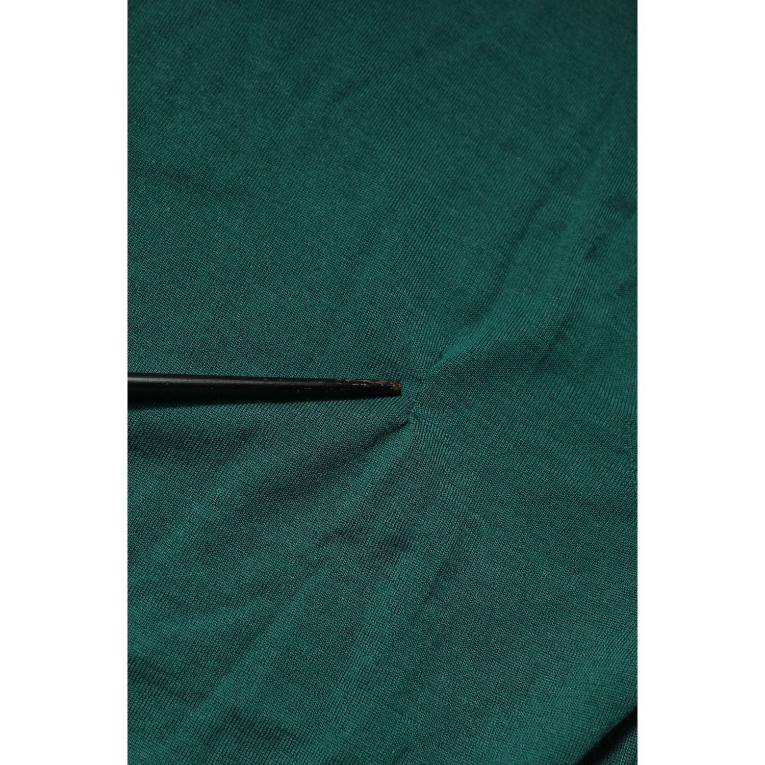 Dolce & Gabbana Green Cashmere Crew Neck Sweatshirt Sweater