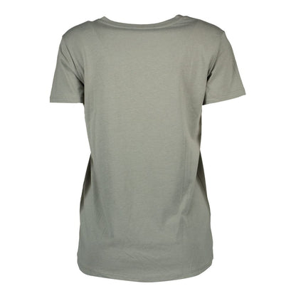 Silvian Heach Green Cotton Unisex T-Shirt