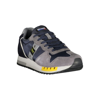 Blauer Blue Leather Men Sneaker
