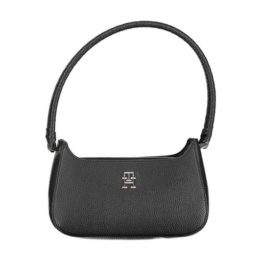 Tommy Hilfiger Black Polyethylene Handbag TO-26320