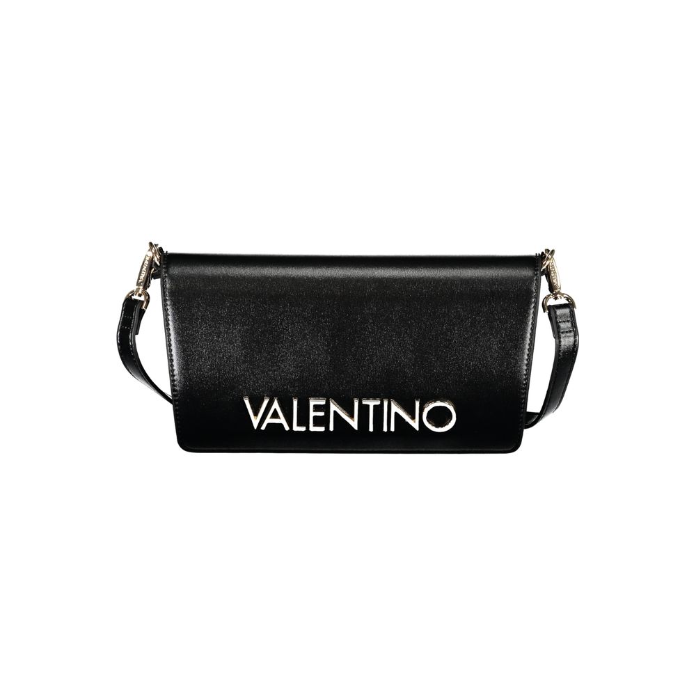 Mario Valentino Black Polyethylene Women Handbag with adjustable strap