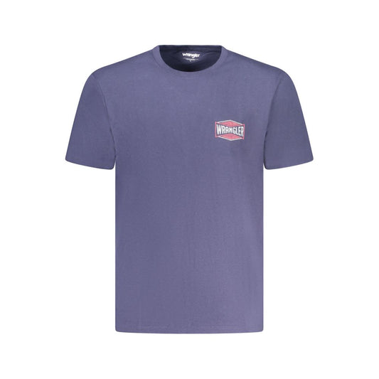 Wrangler Blue Cotton T-Shirt WR-35312-S