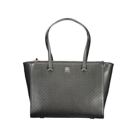Tommy Hilfiger Black Polyethylene Women Handbag TO-36354