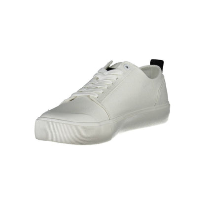 Calvin Klein White Cotton Sneaker