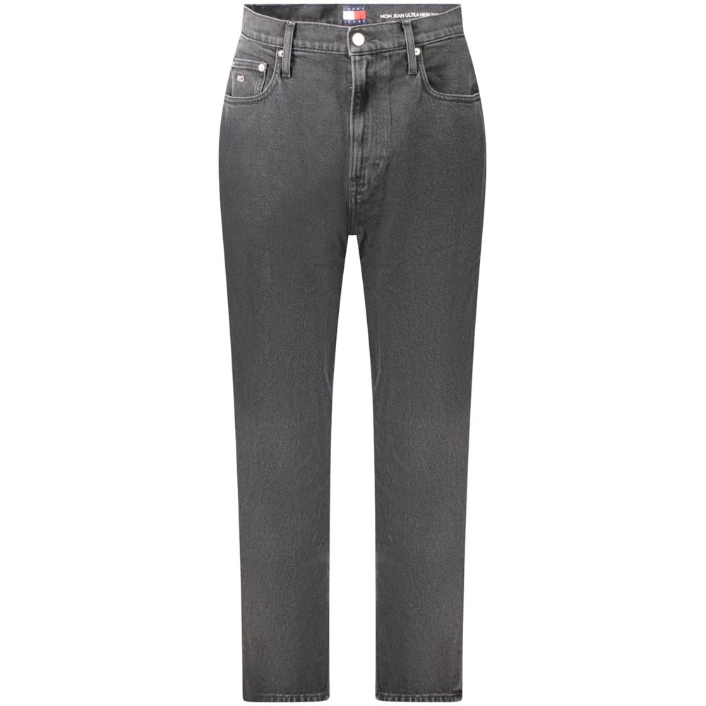 Tommy Hilfiger Black Cotton Women Jeans TO-36255-W25 | L32
