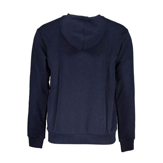 Fila Blue Cotton Blend Hooded Sweatshirt FI-27897-L