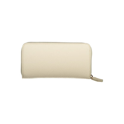 Mario Valentino Beige Polyethylene Wallet