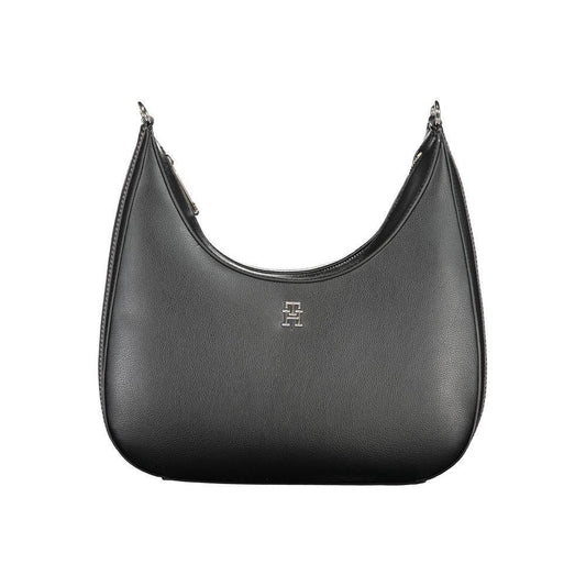 Tommy Hilfiger Black Polyester Handbag TO-30859