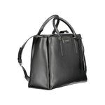 Calvin Klein Black Recycled Polyester Women Handbag CA-37858