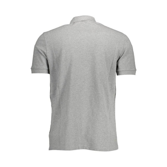 Napapijri Brown Cotton Men Polo Shirt