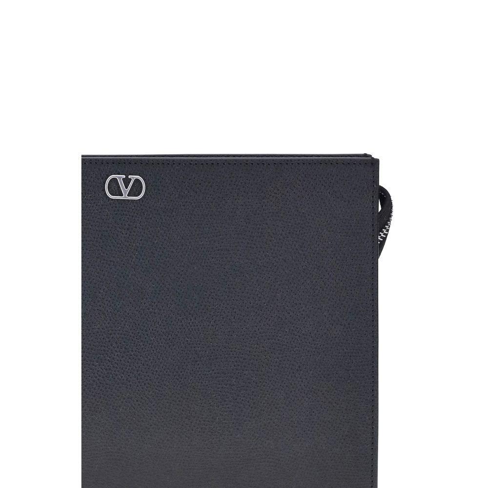 Valentino Garavani Grained leather Pouch VA7Y2P0AN7UAG0NOBB
