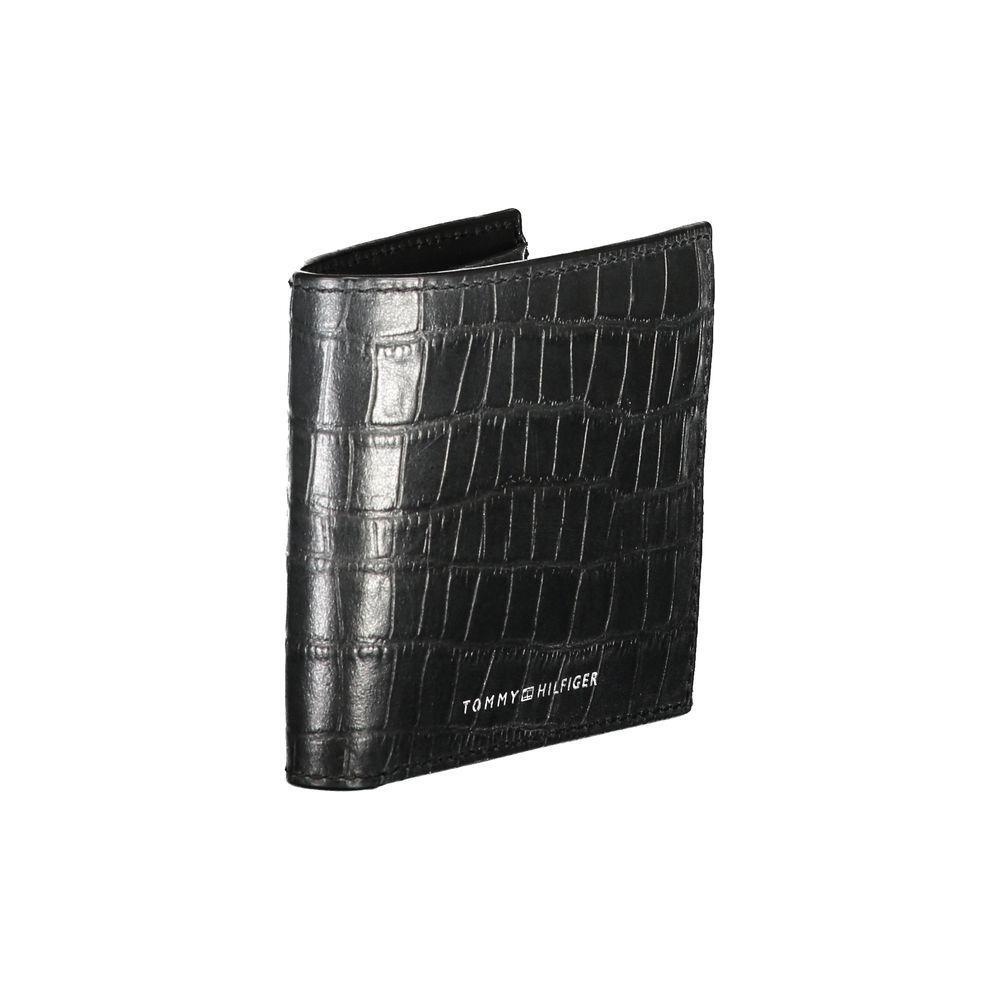 Tommy Hilfiger Black Leather Wallet TO-30745