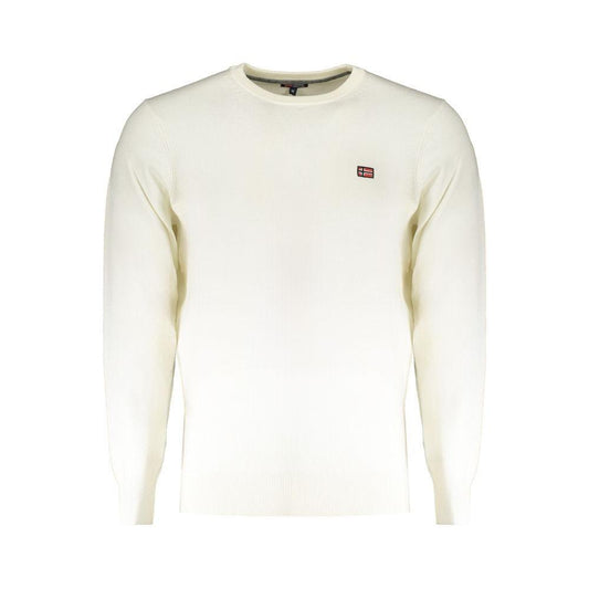 Norway 1963 White Wool Mens Sweater