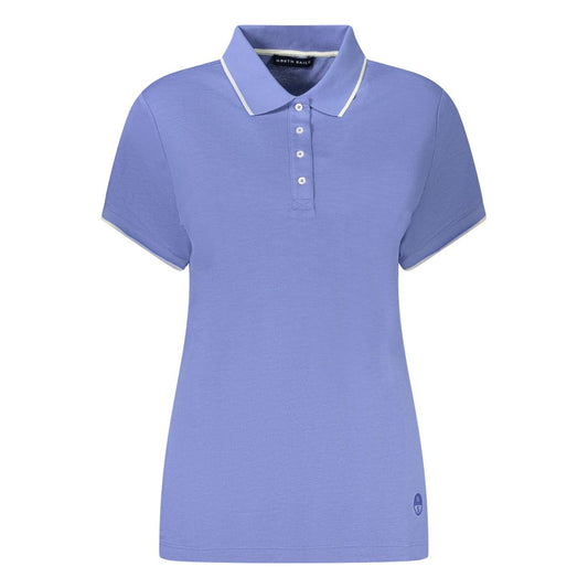 North Sails Blue Cotton Polo Shirt